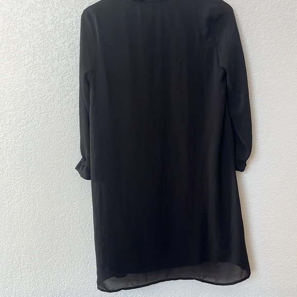 NWT H and M Black Mini Long Sleeve Dress size 8 - Picture 8 of 9